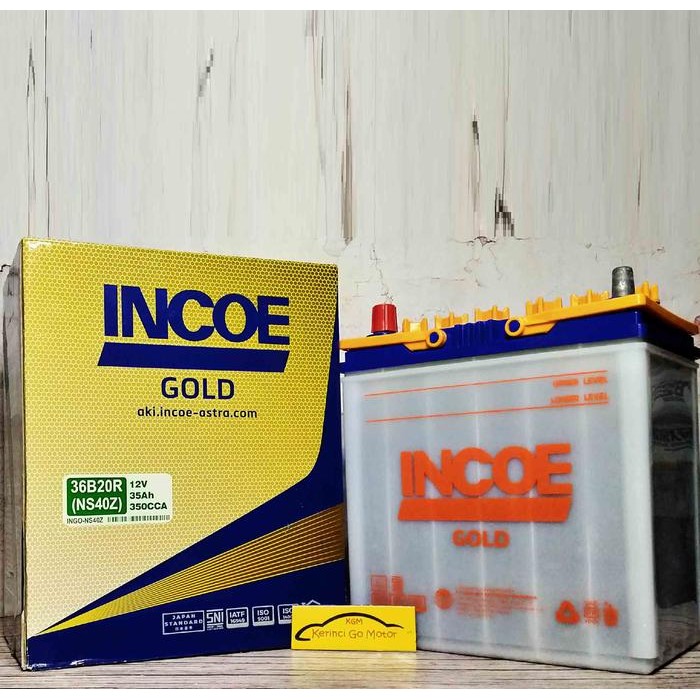 Aki Incoe Gold Ns40Z Hybrid Accu Mobil Espass L300 Bensin T120Ss