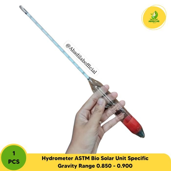 Hydrometer Astm Bio Solar Unit Specific Gravity Range 0.850 - 0.900