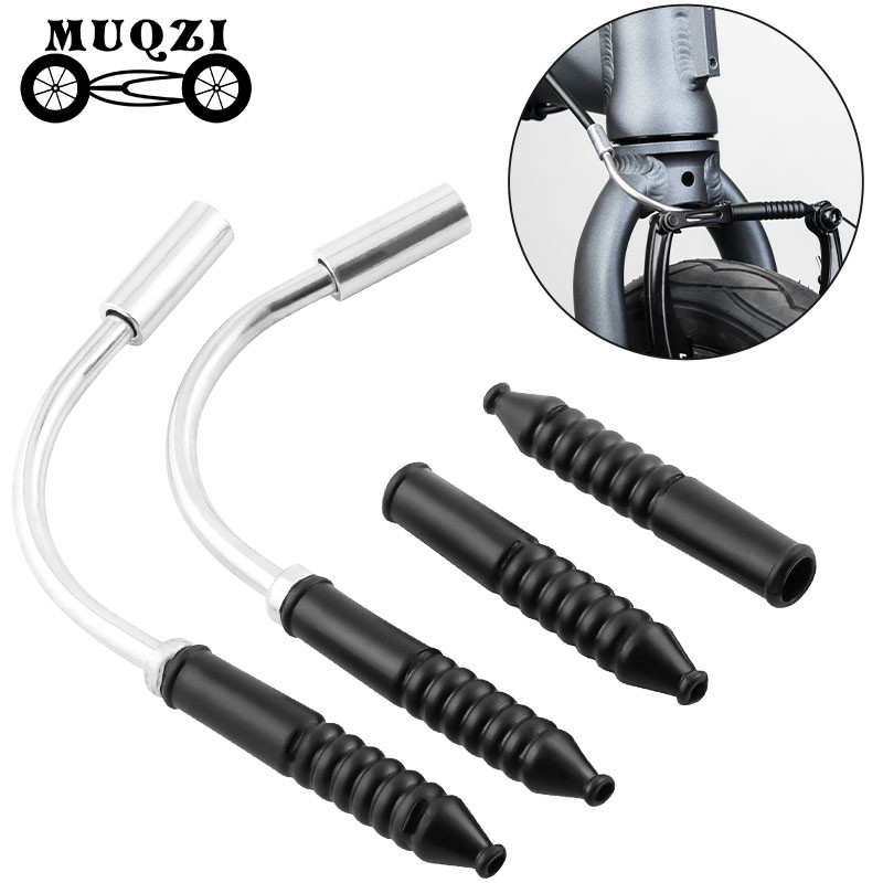 IMPORT MUQZI Bike V Brake Noodles Bend Tube Protector Sleeves MTB Road Bicycle 90/110 Degree Cable