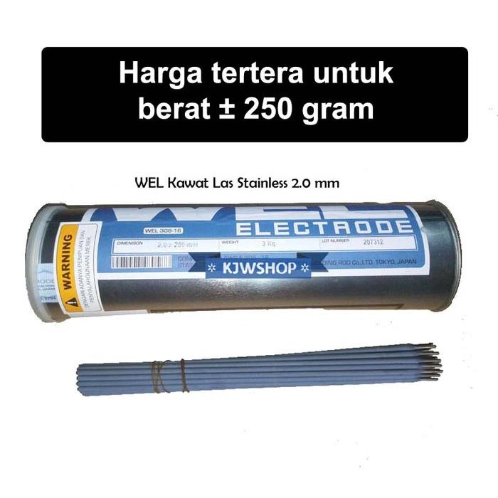 Terbaru - Kawat Las Stainless Steel Weld 2.0 Mm X 250Mm Kawat Las 2Mm Stainless Kawat Las Stainless