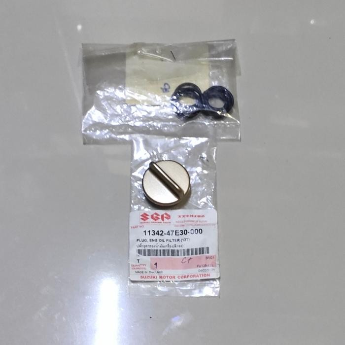 tutup oli mesin + oring suzuki thunder 250cc