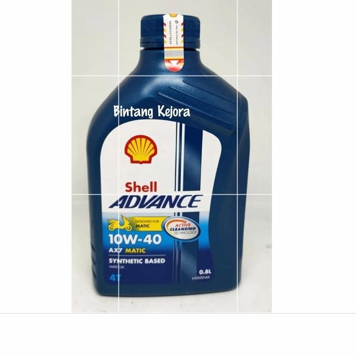 OLI SHELL ADVANCE AX7 10W-40 OLI SHELL AX7 MOTOR ALL MATIC ORIGINAL