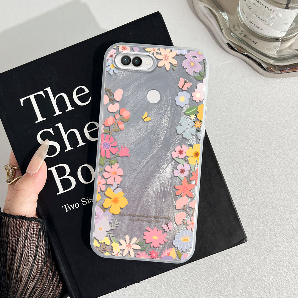 Casing Hp Untuk Realme 2 U1 Pro Hardcase Ponsel Cassing Flower Butterfly 2013 YSK Kesing Hard Cesing