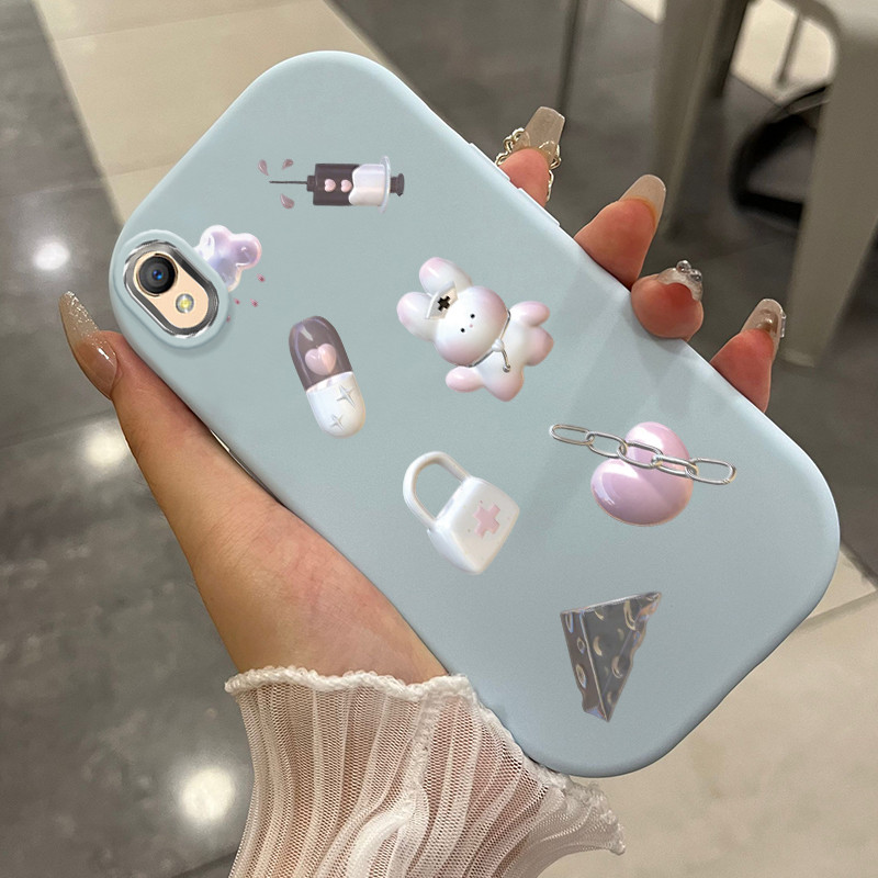Casing Hp Untuk OPPO A37 A37F Case Casing ponsel Cesing pelindung Silikon HP Kesing Dunia beruang ke