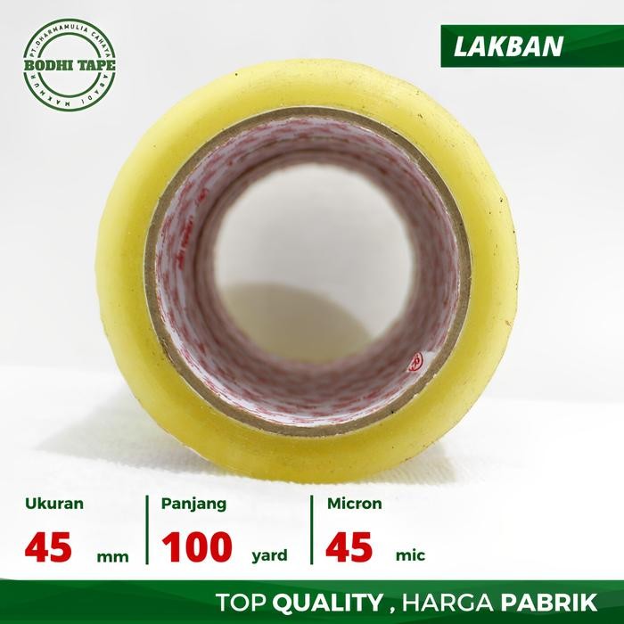 

LAKBAN BODHI BENING & COKLAT 45mm X 100yard KHUSUS GOJEK