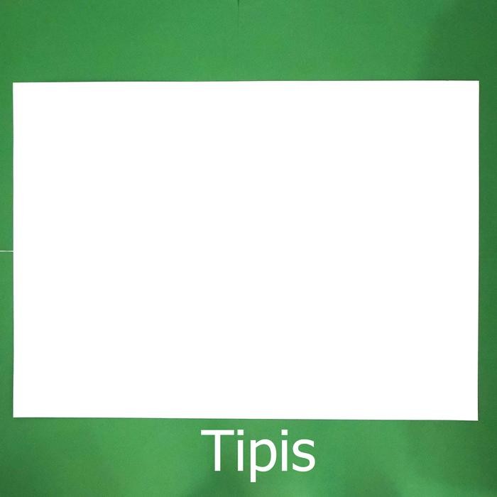 

1 LEMBAR Duplek Putih Tipis Duplex 250 Gram 110x80cm Kertas Karton