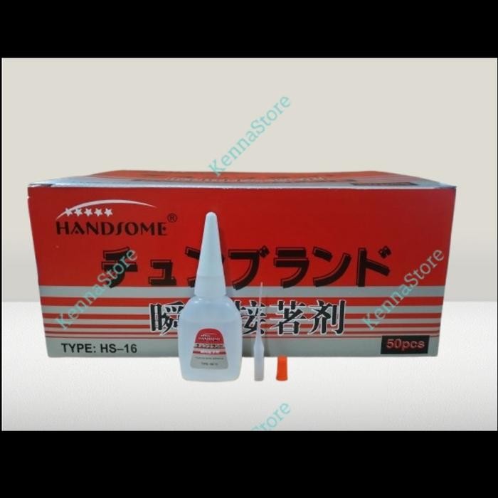 

Lem Cair Handsome HS-16 / HS-13 isi 13 ml Tanpa Kotak Kecil, Lem Power, Lem Super, Lem Tetes, Lem