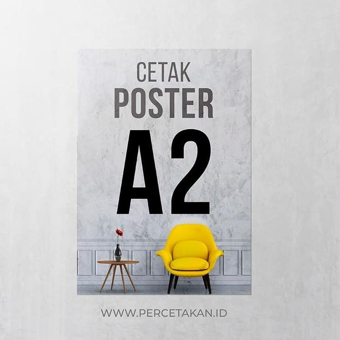 

Cetak Poster A2 Full color 1 muka