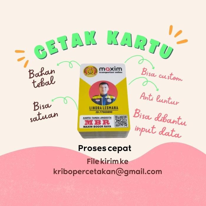 

Disini Bisa Cetak Custom Kartu Id Card/Kartu Biasa