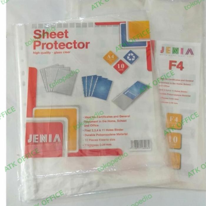 

Plastik pp pocket f4 Folio sepak (isi 10Lembar)