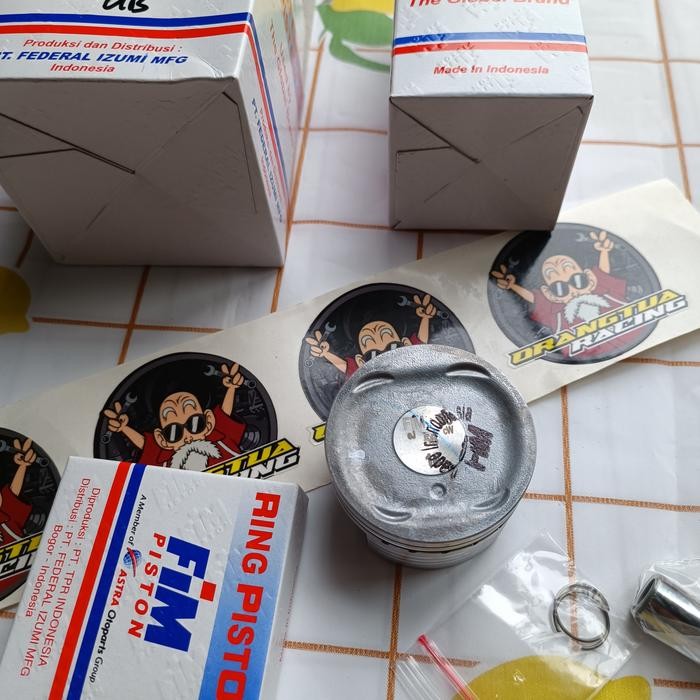 Piston Kit Seher Fim 95 Yamaha N Max Nmax Aerox 58 58.5 59 59.5 60 Mm -Gratisongkir