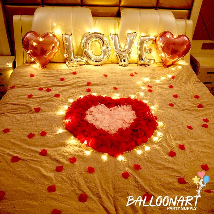 

Terlaris LOVE SIMPLE LED SET DECORATION/DEKORASI ROMANTIS/BALON FOIL VALENTINE/HATI/DEKORASI