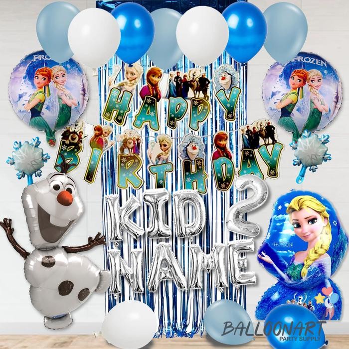 

Terlaris FROZEN SIMPLE DEKORASI SET/DEKORASI ULTAH ANAK CEWE/BALON FOIL FROZEN/BALLOON PRINCESS SALE