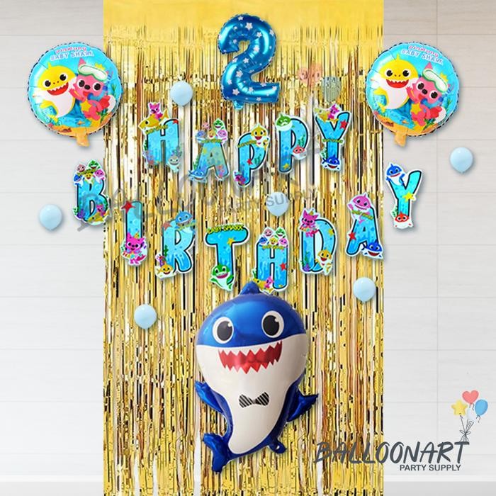 

Terlaris BABY SHARK SIMPLE DEKORASI SET/BALON FOIL/DEKORASI ULANG TAHUN ANAK/PAKET DEKORASI MURAH