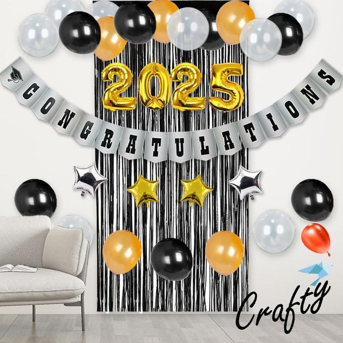 

Terlaris [PAKET] Dekorasi Balon SIMPLE CONGRATULATION CURTAIN Acara Graduation / Kelulusan /