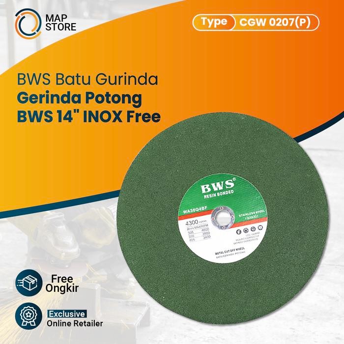 Stanleey Pro - Bws Batu Gurinda Gerinda Potong Bws 14" Inox Free
