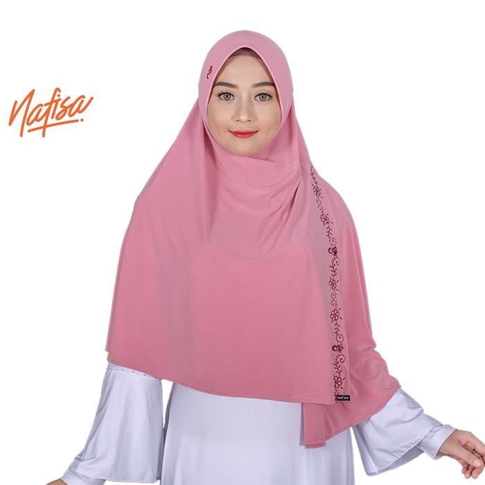 Nafisa Harmoni Hijab Instan Bordir Jilbab Bergo Premium Adem