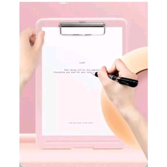 

Papan Ujian A4, Papan Jalan Klip Kertas Ujian 2In1, Organizer Kertas