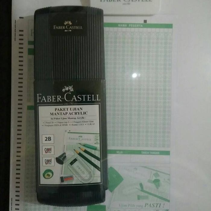 

Paket Ujian Mantap Akrilik + Papan Jalan Faber-Castell Asli / Original