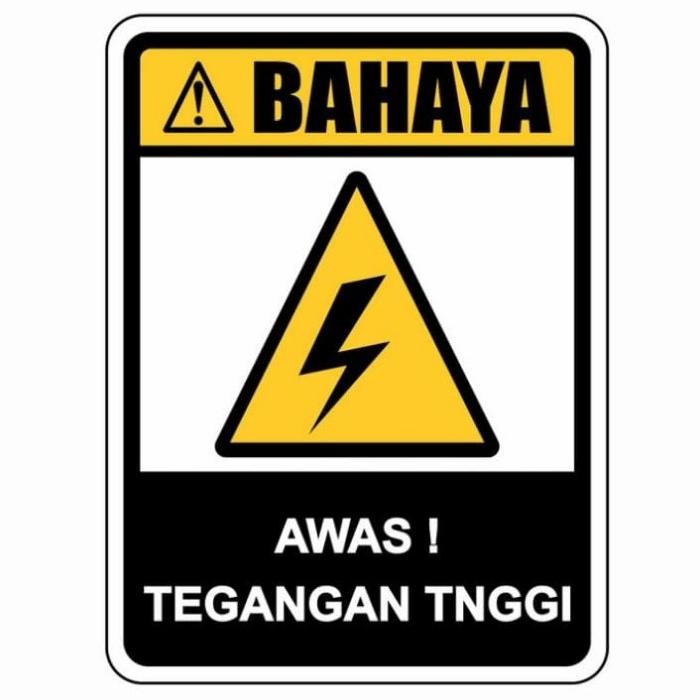 

Bisa Gosend! Plang Rambu Bahaya Tegangan Tinggi Alumunium Plat