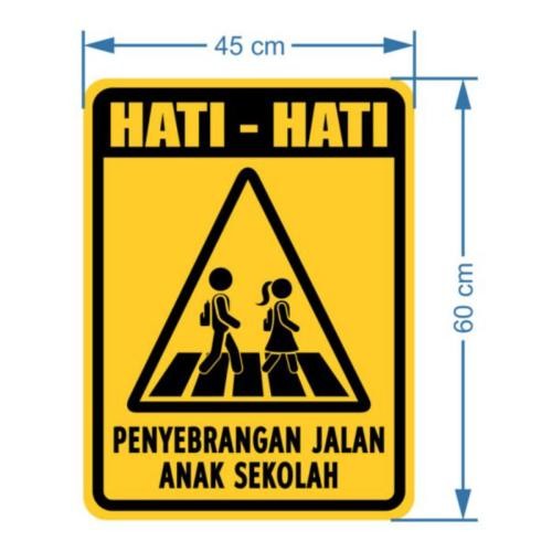 

Rambu Penyebrangan Jalan Anak Sekolah - Kotak 45Cm X 60Cm