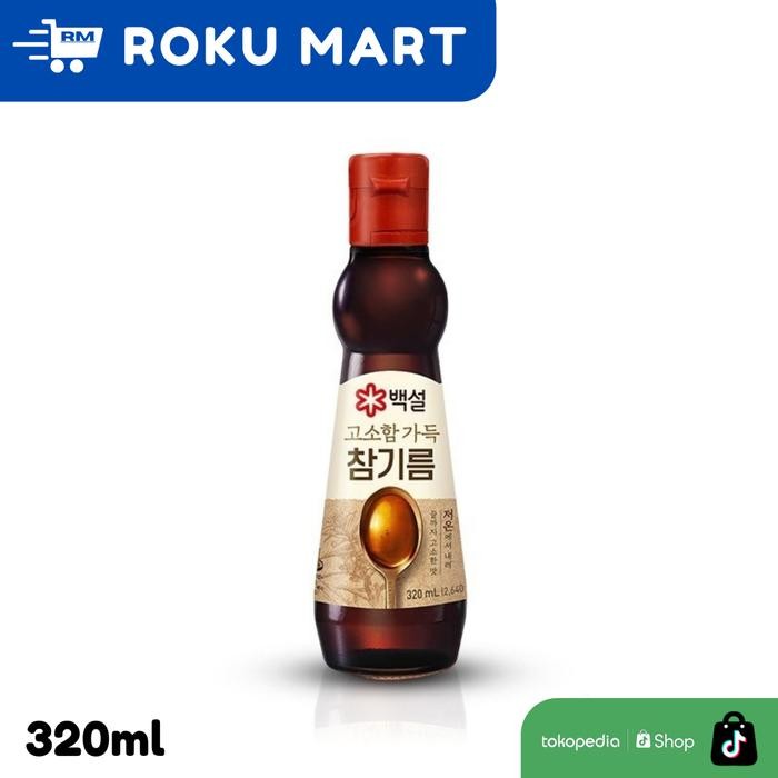 

Beksul Sesame Oil 320 ml / Minyak Wijen Korea BEKSUL Sesame Oil Korea