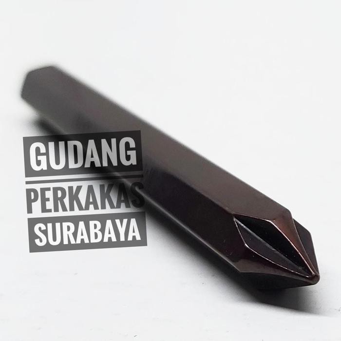 MATA OBENG KETOK LANCIP PH1 OBENG KETOK PH 1 TAIWAN IMPACT BITS 1/4