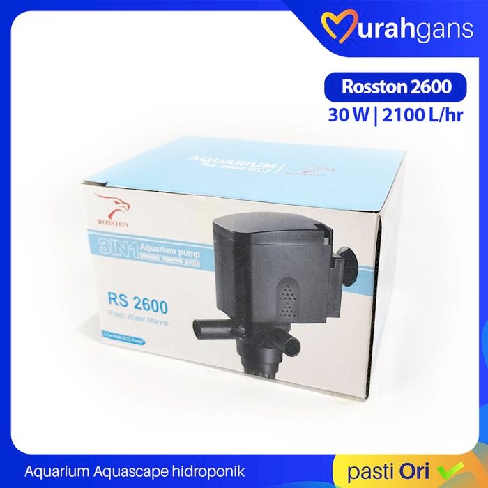 POMPA AQUARIUM CELUP ROSSTON 2600 ORIGINAL HEMAT