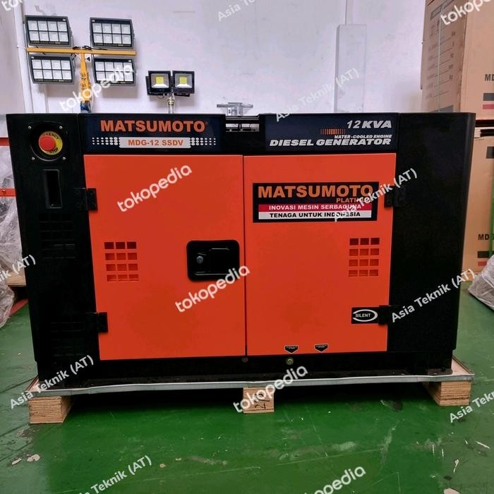 ready silent genset 10000 watt Matsumoto diesel generator Radiator