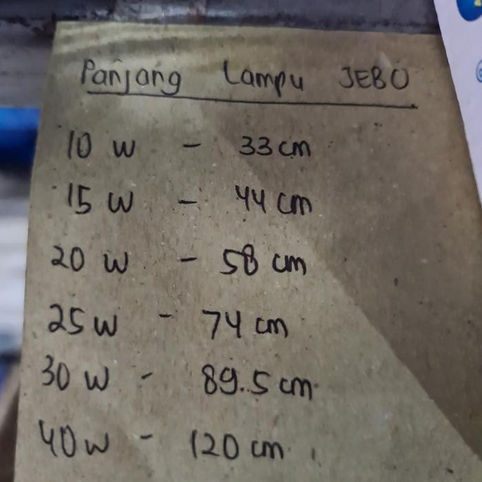 LAMPU NEON T8 JEBO 30 WATT / TANNING LUXLINE SUPER LIGHT 10000K