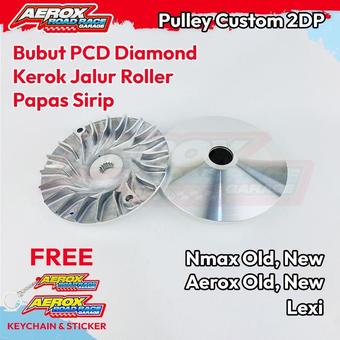 Paket Pulley Custom Roller Brt Aerox Nmax Lexi New Aerox / Nmax Motor