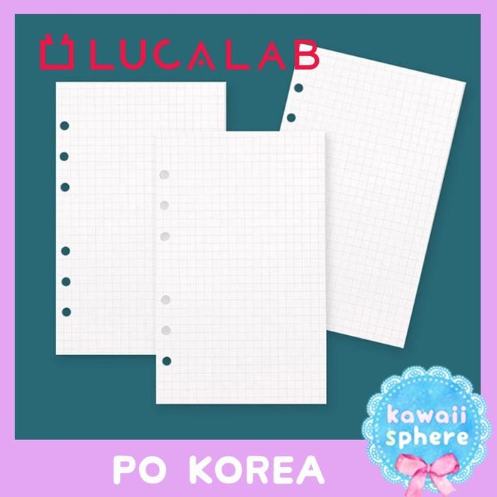 

lucalab archive refill jumbo grid note refill ring binder korea kode 557