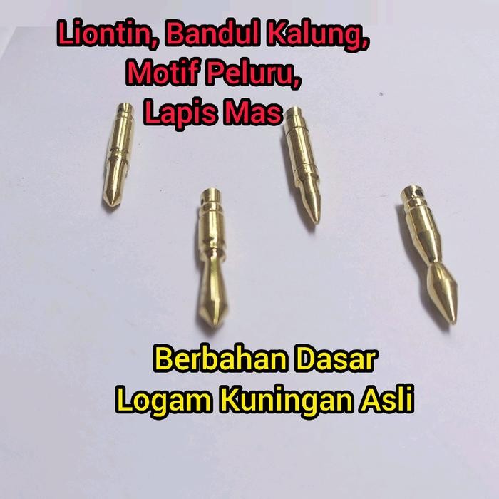Liontin Kalung, Bandul Kalung, Berbahan Dasar Logam Kuningan, Lapis Mas Jewellery Jewellery *