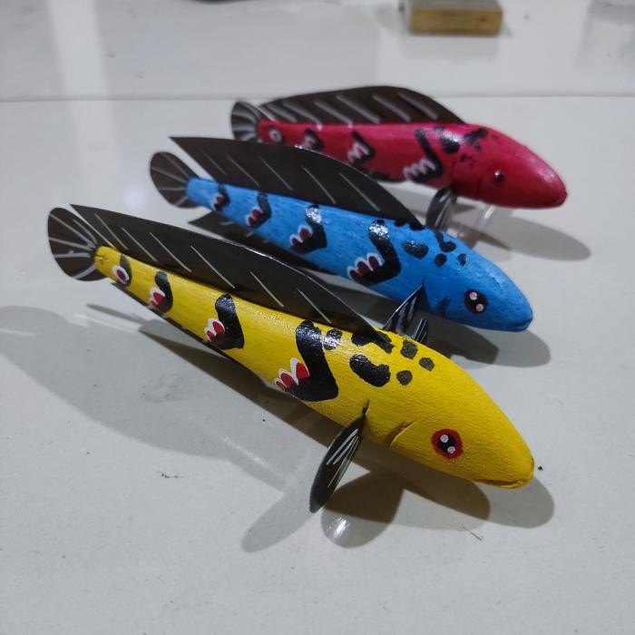 patung ikan chana hias *