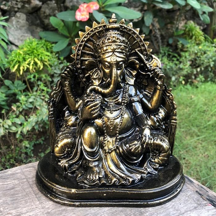 PATUNG GANESHA 15 CM/PATUNG GANESA/PATUNG DEWA GANESHA/PATUNG DEWA *