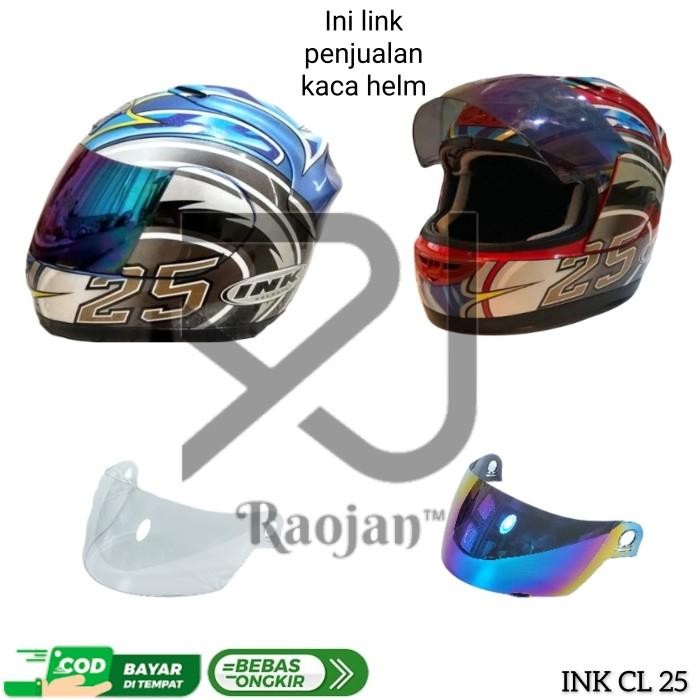 ASLI Kaca helm INK CL 25 Visor helm INK CL25 READY STOCK