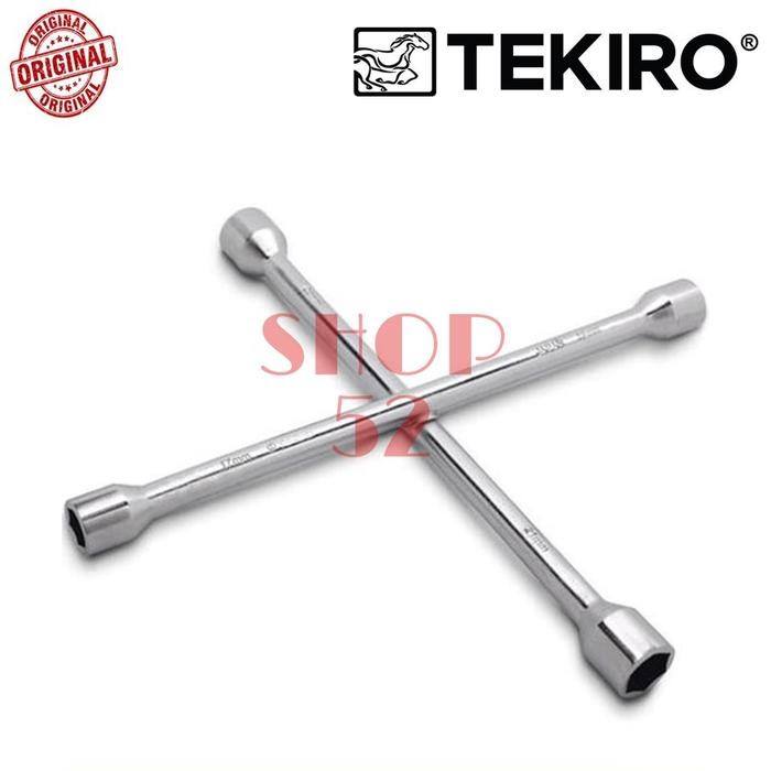 Ready Tekiro Kunci Roda Palang Ban Mobil 14" Mata Kunci 17mm 19mm 21mm 23mm