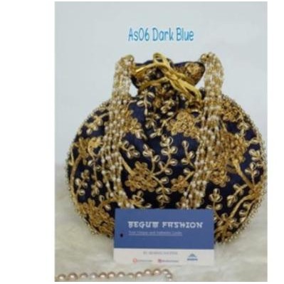 TAS CLUTCH WANITA TAS INDIA TAS PESTA TAS ETNIK TAS IMPORT POTLI INDIA