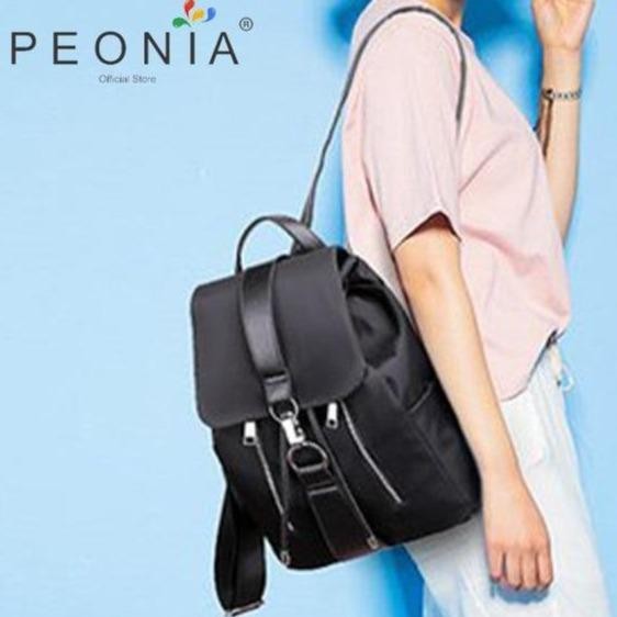 Elizabeth'S Bags - Sunny Water Resistant Ransel Korea Tas Wanita Pria Punggung Kantor Kerja Sekolah