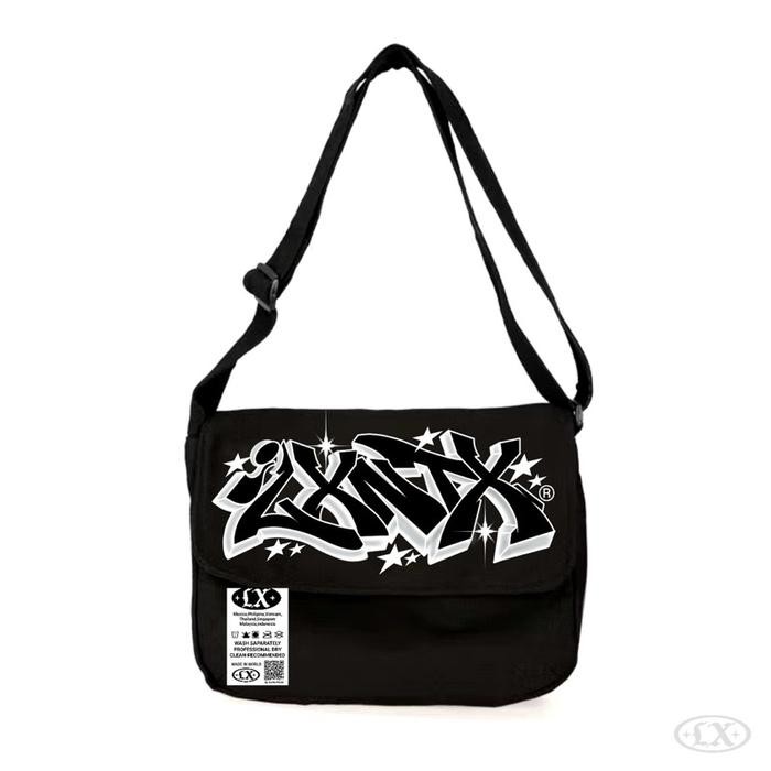 

RT112 LXNTX Tas selempang pria tas selempang LXGENG black BOOM SALE