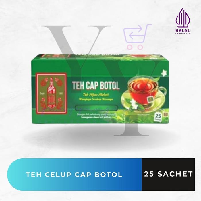 

Teh Celup Cap Botol Hijau Melati 25 Sachet