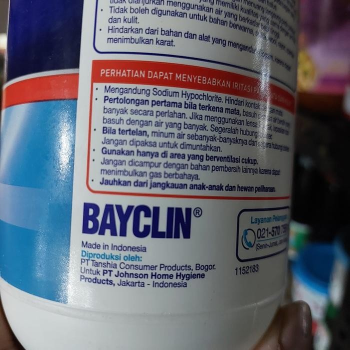 Bayclin Pemutih Reguler 500 Ml