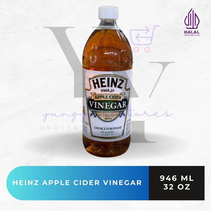 

Heinz Cuka Apel / Apple Cider Vinegar 32 Oz / 946 Ml