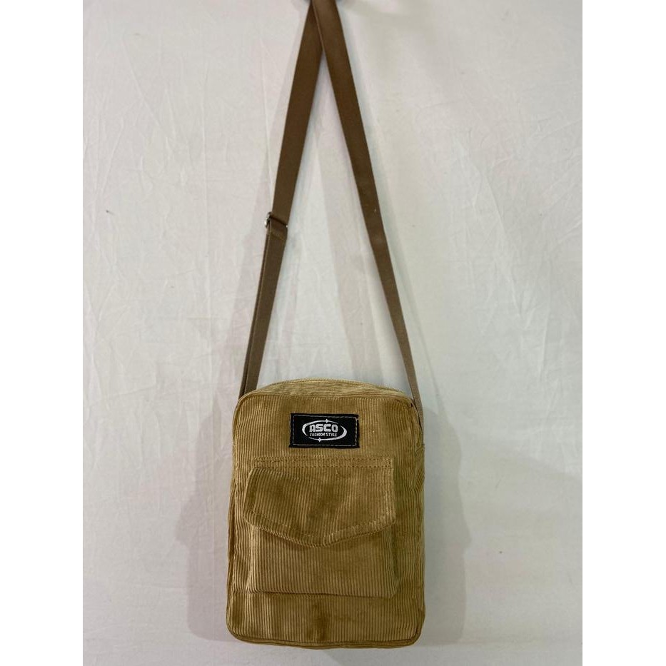 

RT634 Tas Selempang Slingbag Corduroy Pria DISKON