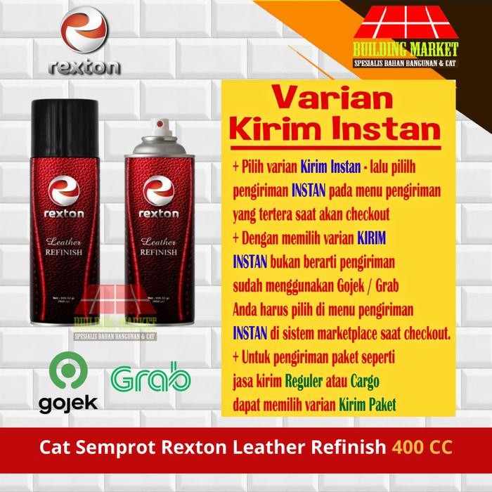 CAT SPRAY REXTON CAT SEMPROT KULIT REXTON REFINISH LEATHER 400 CC