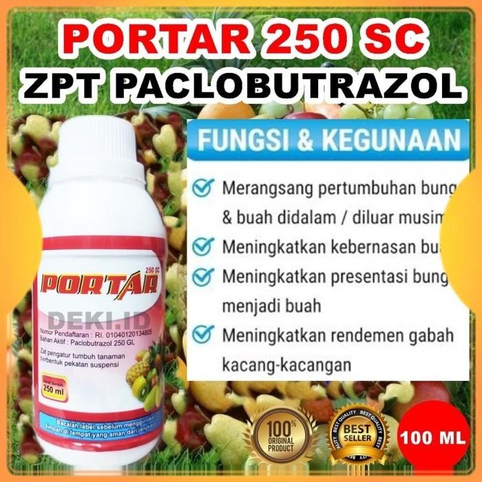 Pupuk Portar 250Sc 250 Ml Zpt Paclobutrazol Booster Buah Paklobutrazol