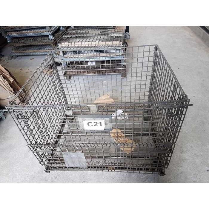 Pallet Mesh / Keranjang Besi Lipat Pasti Ori