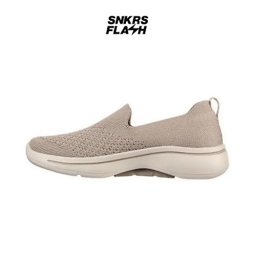 SKECHERS GO WALK ARCH FIT DELORA TAUPE Sepatu Casual Wanita -124418TPE - Size 37
