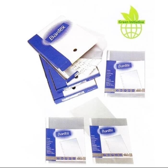 

Pp Pocket Bantex 2042 Transparant A4 Isi 100 Lembar