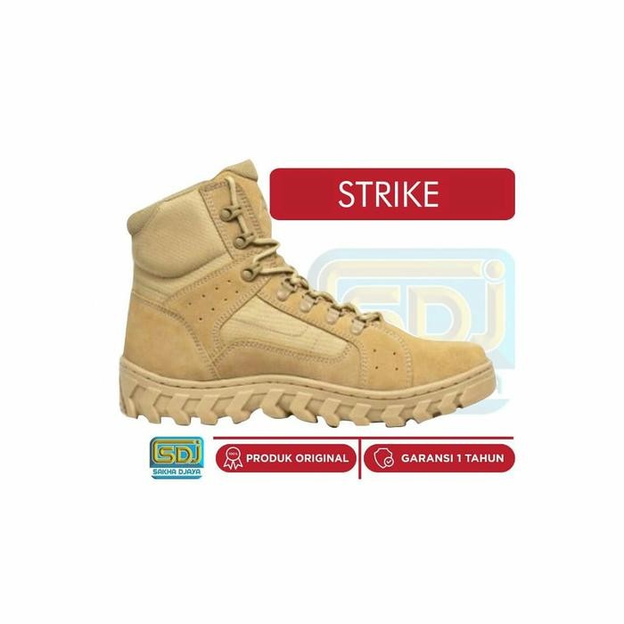 SEPATU TACTICAL BOOTS LAARZ STRIKE - BEIGE